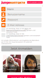 Mobile Screenshot of jungekontakte.com